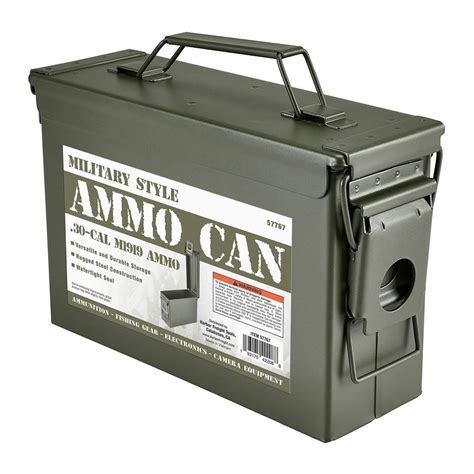 metal ammo box large|metal 0.30 caliber ammo can.